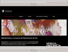 Tablet Screenshot of nebrijaescena.com